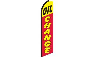 Oil Change Swooper Feather Flag