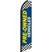 Pre-Owned Vehicles Blue Swooper Feather Flag
