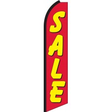 Sale (Red & Yellow) Swooper Feather Flag