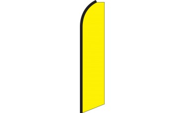Solid Yellow Swooper Feather Flag