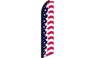 Star Spangled Banner Swooper Feather Flag