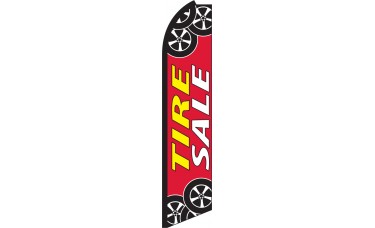 Tire Sale Swooper Feather Flag