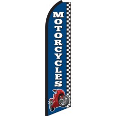 Motorcycles Swooper Feather Flag