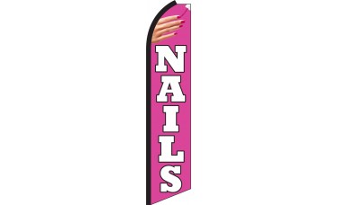 Nails Swooper Feather Flag