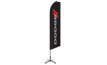 Dodge Swooper Feather Flag