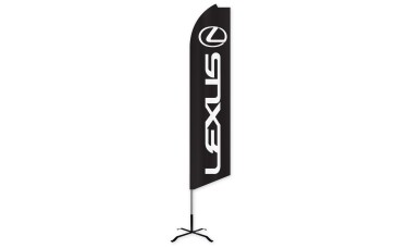 Lexus Swooper Feather Flag
