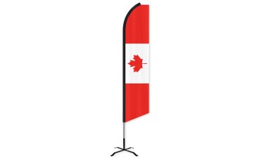 Canada Swooper Feather Flag