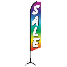 Sale Rainbow Swooper Feather Flag