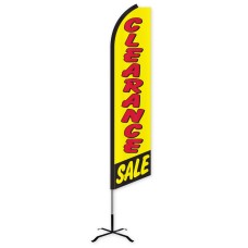 Clearance Sale Swooper Feather Flag