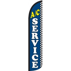 A/C Service Wind-Free Feather Flag