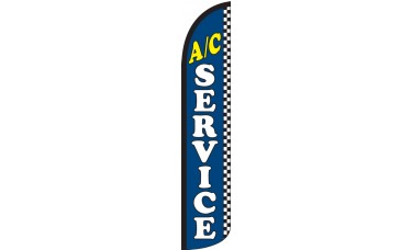 A/C Service Wind-Free Feather Flag
