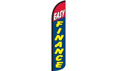 Easy Finance Wind-Free Feather Flag