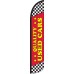 Quality Used Cars Red Wind-Free Feather Flag