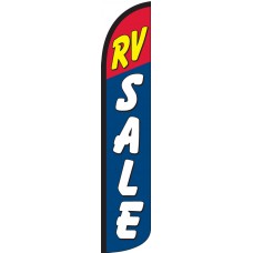 RV Sale Wind-Free Feather Flag