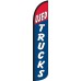 Used Trucks Red/Blue Wind-Free Feather Flag