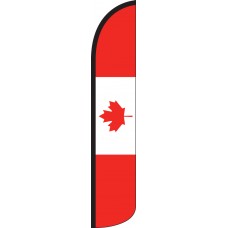 Canada Wind-Free Feather Flag