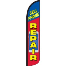 Cell Phone Repair Wind-Free Feather Flag