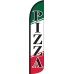 Pizza Wind-Free Feather Flag