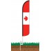 Canada Wind-Free Feather Flag