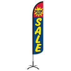 Blow Out Sale Wind-Free Feather Flag