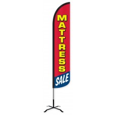 Mattress Sale Wind-Free Feather Flag