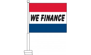 We Finance Car Flag