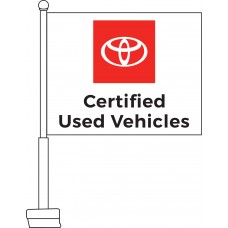 Toyota Certified Used Vehicles Car Flag