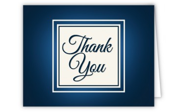 Thank You (Blank) Greeting Cards