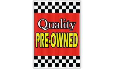 Quality Pre-Owned Underhood Sign