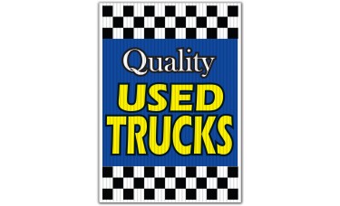 Quality Used Trucks Underhood Sign