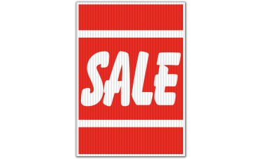 Sale Red/White Underhood Sign