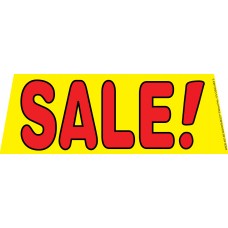 Sale Yellow/Red Windshield Banner