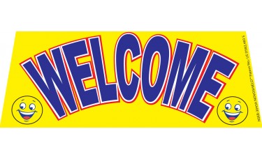 Welcome Windshield Banner