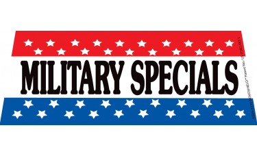 Military Specials Windshield Banner