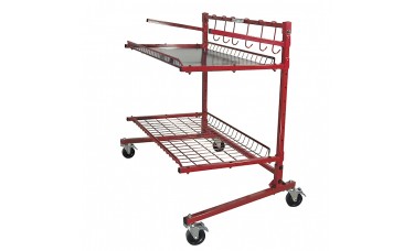 Innovative Parts Cart-A 2-Shelf Mobile Storage Rack