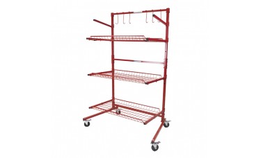 Innovative Parts Cart-B 3-Shelf Mobile Storage Rack