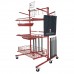 Innovative Parts Cart-B 3-Shelf Mobile Storage Rack
