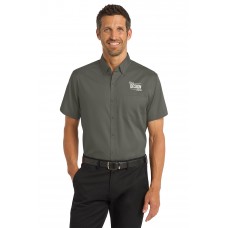 Custom Embroidered Port Authority SuperPro Twill Short Sleeve Button Down Shirts