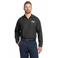 Custom Embroidered Red Kap Long Sleeve Industrial Button Down Work Shirts