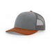 Heather Gray / Charcoal / Dark Orange