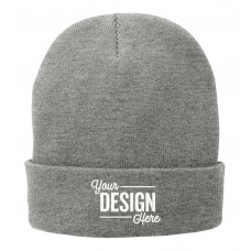 Custom Embroidered Port Authority Fleece-Lined Knit Beanies