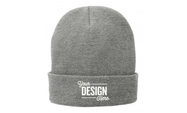 Custom Embroidered Port Authority Fleece-Lined Knit Beanies