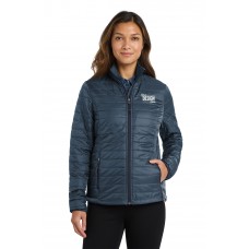 Custom Embroidered Port Authority Ladies Packable Puffy Jackets