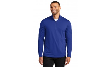 Custom Embroidered Port Authority Dry Zone UV Micro-Mesh Long Sleeve 1/4-Zips Custom Embroidered Port Authority Dry Zone UV Micro-Mesh Long Sleeve 1/4-Zips