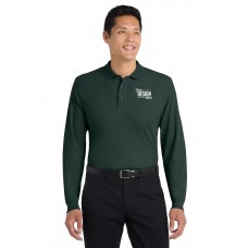 Custom Embroidered Port Authority Silk Touch Long Sleeve Polo Shirts