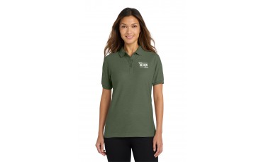 Custom Embroidered Port Authority Silk Touch Ladies Short Sleeve Polo Shirts