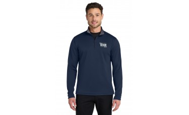 Custom Embroidered Port Authority Silk Touch Performance Long Sleeve 1/4-Zips