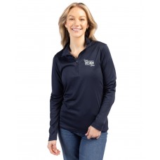 Custom Embroidered Clique Spin Eco Performance Half Zip Ladies Pullovers Custom Embroidered Clique Spin Eco Performance Half Zip Ladies Pullovers