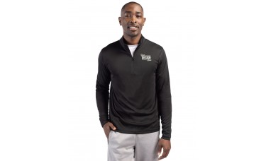 Custom Embroidered Clique Spin Eco Performance Half Zip Mens Pullovers