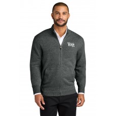 Custom Embroidered Port Authority Easy Care Full-Zip Sweaters